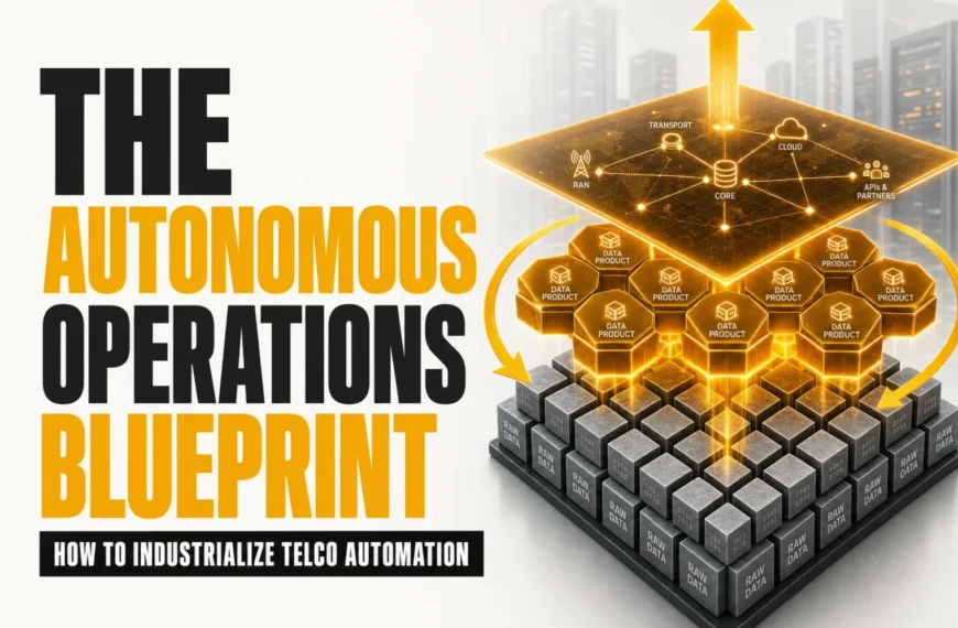 The Autonomous Operations Blueprint: How to Industrialize Telco Automation